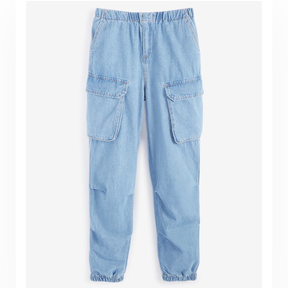 Kensie Girl Light Blue Cargo Pants